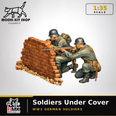 1:35 - WW2 Soldats Allemands à couvert