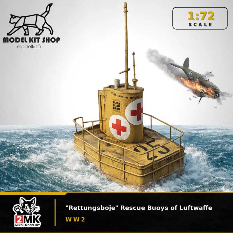1:72 - WW2 Bouée de Sauvetage de la Luftwaffe ("Rettungsboje")