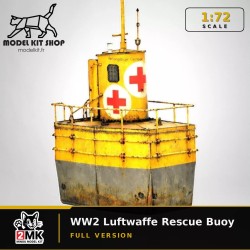 1:72 - WW2 Bouée de Sauvetage de la Luftwaffe ("Rettungsboje") - Version full
