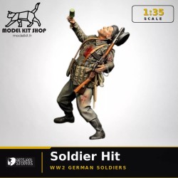 1:35 - WW2 Soldat Allemand touché