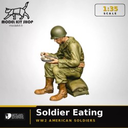 1:35 - WW2 Soldat Américain Mangeant