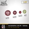 1:32 - Locomotive 141-R - Vannes de commande