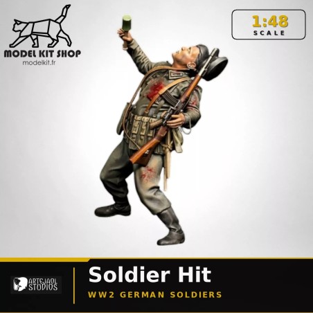 1:48 - WW2 Soldat Allemand touché