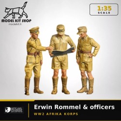 1:35 - WW2 Afrika korps - Erwin Rommel & officiers