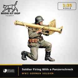1:35 - WW2 Soldat allemand tirant avec un panzerschreck 1