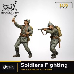 1:35 - WW1 Soldats Allemands combatant