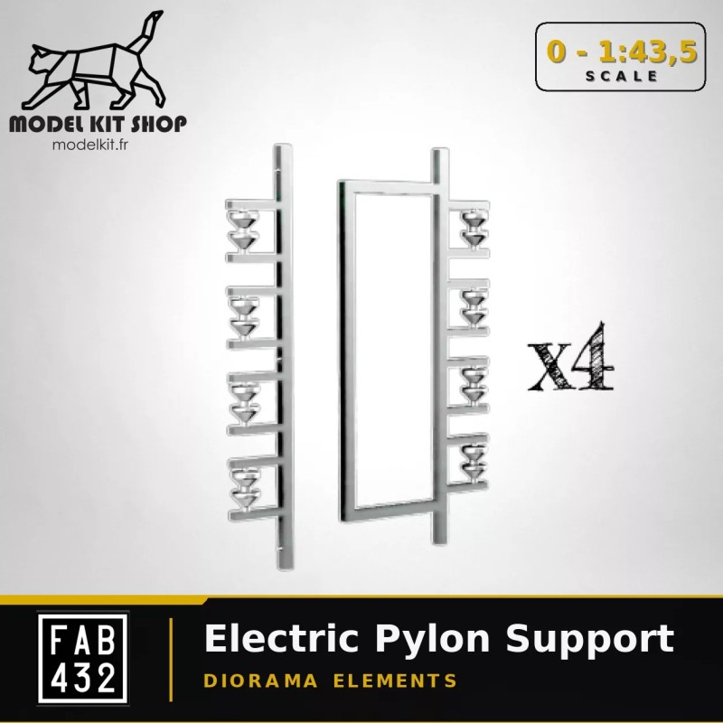 0 (1:43.5) - Supports de pylone électrique