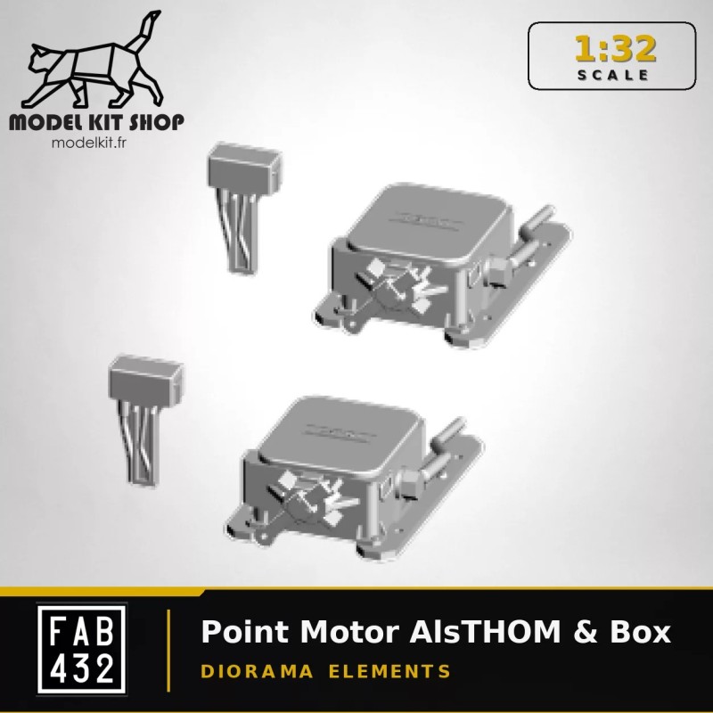 1:32 - Moteur d'aiguillage ALSTHOM & Boitier