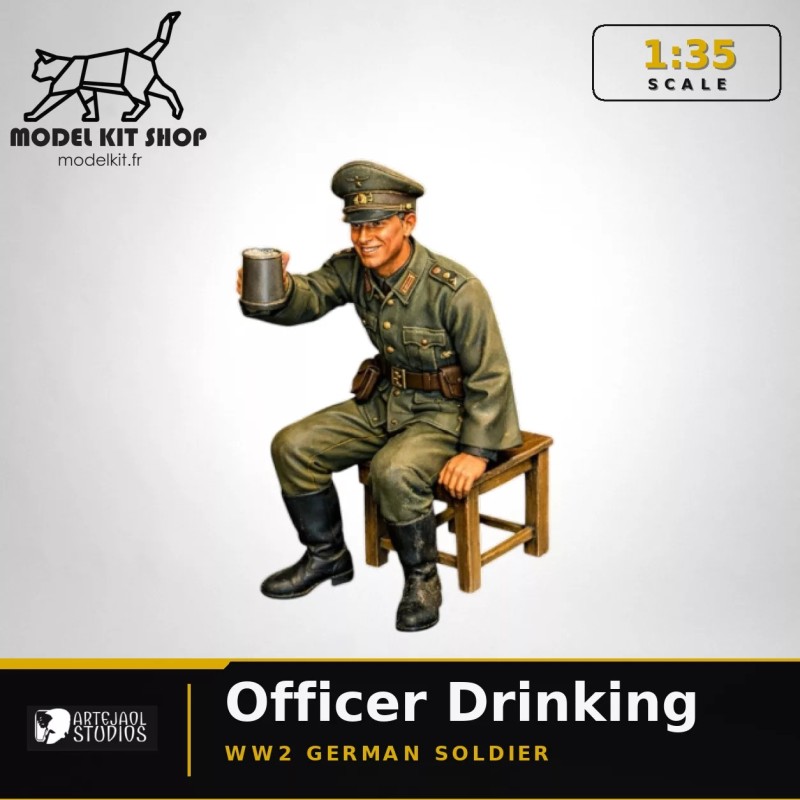 1:35 - WW2 Officier Allemand Buvant