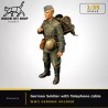1:35 - WW2 Soldat allemand & Câble téléphonique