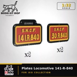 1:32 - Plaques Locomotive 141-R-840