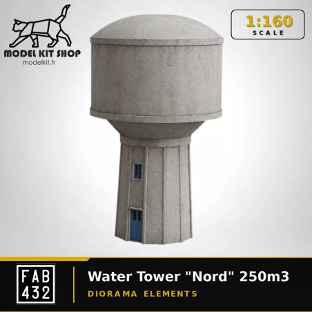 N (1:160) - Château d'eau Nord 250m3