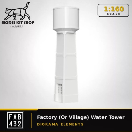 N (1:160) - Château d'eau d'usine ou de village